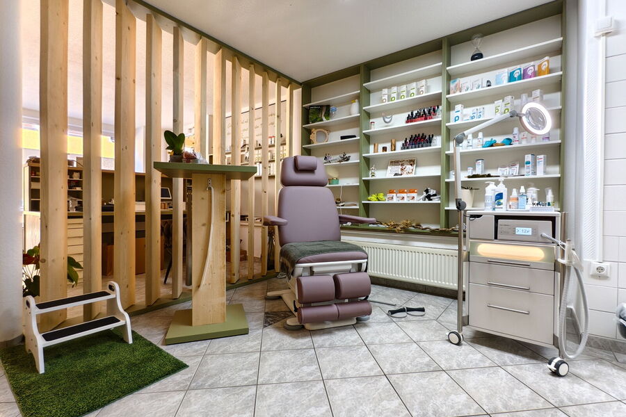 Fußpflege-Bereich in meine Praxis für Fußpflege in Saalfeld